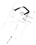 Traction Control Assembly Diagram and Parts List for 20715 4000001-4999999 - 1984 Toro Lawn Mower