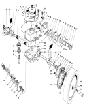 Gear Case Assembly Diagram and Parts List for 20715 5000001-5999999 - 1985 Toro Lawn Mower
