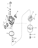 Carburetor Diagram and Parts List for 20715 9000001-9999999 - 1979 Toro Lawn Mower