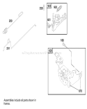 Page F Diagram and Parts List for 20716 8900001-8999999 - 1998 Toro Lawn Mower