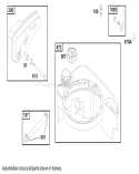 Page H Diagram and Parts List for 20716 9900001-9999999 - 1999 Toro Lawn Mower