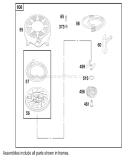 Page I Diagram and Parts List for 20716 9900001-9999999 - 1999 Toro Lawn Mower
