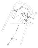 Traction Control Assembly Diagram and Parts List for 20718C 5000001-5999999 - 1985 Toro Lawn Mower