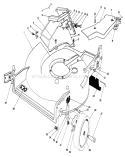 Housing Assembly Diagram and Parts List for 20718C 5000001-5999999 - 1985 Toro Lawn Mower