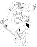 Housing Assembly Diagram and Parts List for 20718 5000001-5999999 - 1985 Toro Lawn Mower