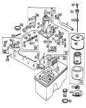 Carburetor Assembly Diagram and Parts List for 20735 0000001-0999999 - 1980 Toro Lawn Mower