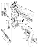 Gear Case Assembly Diagram and Parts List for 20735 0000001-0999999 - 1980 Toro Lawn Mower