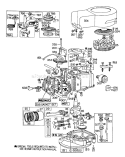 Engine Diagram and Parts List for 20735 9000001-9999999 - 1979 Toro Lawn Mower