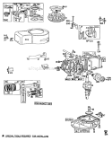 Engine Diagram and Parts List for 20742 4000001-4999999 - 1984 Toro Lawn Mower