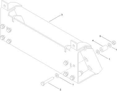 Plate Attachment Assembly No. 145-0171 Diagram and Parts List for 23126  Toro Lawn Tractor Accessories