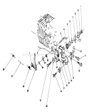 Governor Assembly Diagram and Parts List for 20745C 6000001-6999999 - 1986 Toro Lawn Mower
