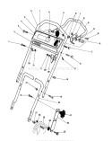 Part Location Diagram of 13-2219 Toro Panel-Control