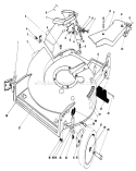 Housing Assembly Diagram and Parts List for 20747C 7000001-7999999 - 1987 Toro Lawn Mower