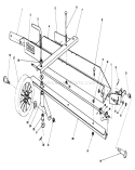 Dethatcher Kit Diagram and Parts List for 20747C 7000001-7999999 - 1987 Toro Lawn Mower