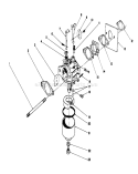 Carburetor Assembly Diagram and Parts List for 20747C 8000001-8999999 - 1988 Toro Lawn Mower