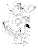Housing Assembly Diagram and Parts List for 20747C 8000001-8999999 - 1988 Toro Lawn Mower