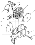 Starter Diagram and Parts List for 20752 9000001-9999999 - 1979 Toro Lawn Mower