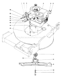 Engine Assembly Diagram and Parts List for 20755 0000001-0999999 - 1980 Toro Lawn Mower