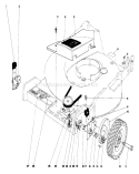 Front Wheel and Pivot Arm Diagram and Parts List for 20755 0000001-0999999 - 1980 Toro Lawn Mower