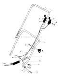Part Location Diagram of 33-4293 Toro Upper Handle