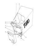 Grass Bag Assembly Diagram and Parts List for 20755 9000001-9999999 - 1979 Toro Lawn Mower