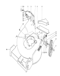 Housing Assembly Diagram and Parts List for 20755 9000001-9999999 - 1979 Toro Lawn Mower