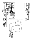 Starter and Shroud Diagram and Parts List for 20755 9000001-9999999 - 1979 Toro Lawn Mower