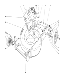 Housing Assembly Diagram and Parts List for 20758 0000001-0999999 - 1980 Toro Lawn Mower