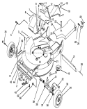 Housing Assembly Diagram and Parts List for 20761B 39000001-39999999 - 1993 Toro Lawn Mower