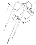 Traction Control Assembly Diagram and Parts List for 20761B 39000001-39999999 - 1993 Toro Lawn Mower