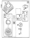 Page F Diagram and Parts List for 20761B 39000001-39999999 - 1993 Toro Lawn Mower