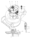 Engine Assembly Diagram and Parts List for 20762C 6000001-6999999 - 1986 Toro Lawn Mower