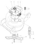 Engine Assembly Diagram and Parts List for 20762 4000001-4999999 - 1984 Toro Lawn Mower