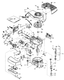 Engine Diagram and Parts List for 20762 4000001-4999999 - 1984 Toro Lawn Mower
