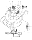 Engine Assembly Diagram and Parts List for 20762 9000001-9999999 - 1979 Toro Lawn Mower