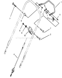 Traction Control Assembly Diagram and Parts List for 20763B 39000001-39999999 - 1993 Toro Lawn Mower