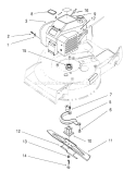 Engine Assembly Diagram and Parts List for 20764BC 49000001-49999999 - 1994 Toro Lawn Mower