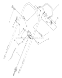 Traction Control Assembly Diagram and Parts List for 20764BC 49000001-49999999 - 1994 Toro Lawn Mower