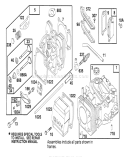 Engine Diagram and Parts List for 20764BC 59000001-59999999 - 1995 Toro Lawn Mower