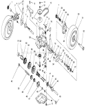 Gear Case Assembly Diagram and Parts List for 20764B 49000001-49999999 - 1994 Toro Lawn Mower