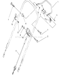 Traction Control Assembly Diagram and Parts List for 20764B 49000001-49999999 - 1994 Toro Lawn Mower