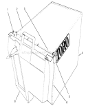 Grass Bag Assembly Diagram and Parts List for 20766BC 49000001-49999999 - 1994 Toro Lawn Mower