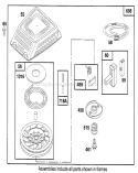 Page F Diagram and Parts List for 20766BC 49000001-49999999 - 1994 Toro Lawn Mower