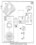 Page F Diagram and Parts List for 20766BC 59000001-59999999 - 1995 Toro Lawn Mower