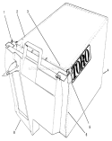 Grass Bag Assembly Diagram and Parts List for 20766B 49000001-49999999 - 1994 Toro Lawn Mower