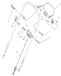 Traction Control Assembly Diagram and Parts List for 20766B 49000001-49999999 - 1994 Toro Lawn Mower