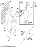 Page E Diagram and Parts List for 20766B 49000001-49999999 - 1994 Toro Lawn Mower