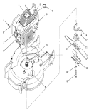 Engine Assembly Diagram and Parts List for 20767 6900001-6999999 - 1996 Toro Lawn Mower