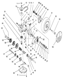 Gear Case Assembly Diagram and Parts List for 20767 6900001-6999999 - 1996 Toro Lawn Mower