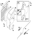 Page E Diagram and Parts List for 20767 6900001-6999999 - 1996 Toro Lawn Mower